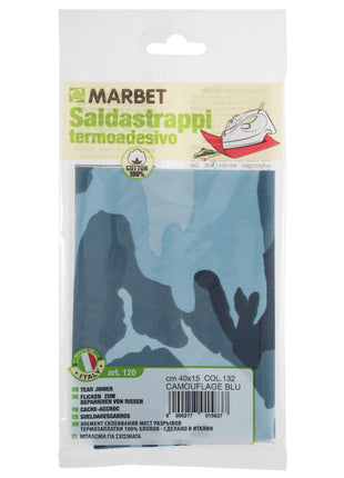 Iron-on Mending Repair Patch Fabric by Marbet - Snake Leopard Zebra -40cm x 15cm - ThreadandTrimmings