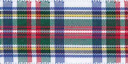 Berisfords Tartan Ribbon 10mm Scottish Woven Polyester Per Metre