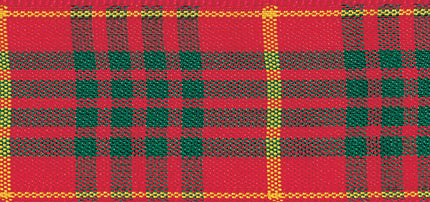 Berisfords Tartan Ribbon 10mm Scottish Woven Polyester Per Metre