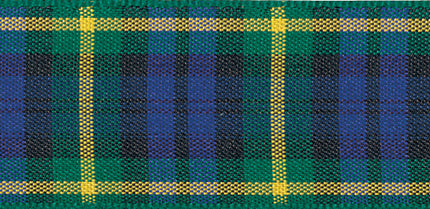 Berisfords Tartan Ribbon 10mm Scottish Woven Polyester Per Metre