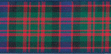 Berisfords Tartan Ribbon 10mm Scottish Woven Polyester Per Metre