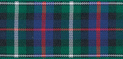 Berisfords Tartan Ribbon 10mm Scottish Woven Polyester Per Metre