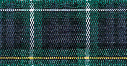 Berisfords Tartan Ribbon 10mm Scottish Woven Polyester Per Metre