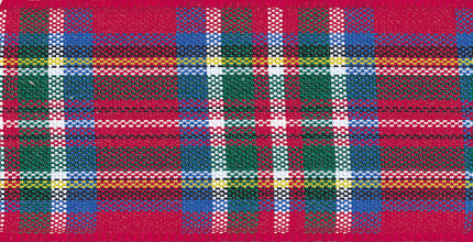 Berisfords Tartan Ribbon 10mm Scottish Woven Polyester Per Metre