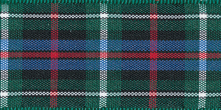 Berisfords Tartan Ribbon 10mm Scottish Woven Polyester Per Metre