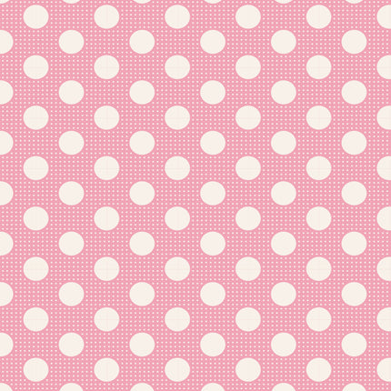 Tilda Medium Dots Cotton Fat Quarter Bundle 15 Pieces 50x55cm Quilting Fabric