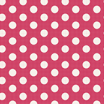 Tilda Medium Dots Cotton Fat Quarter Bundle 15 Pieces 50x55cm Quilting Fabric