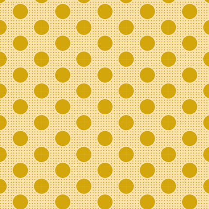 Tilda Medium Dots Cotton Fat Quarter Bundle 15 Pieces 50x55cm Quilting Fabric