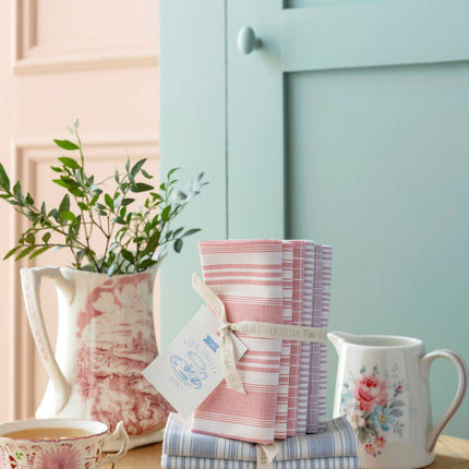 Tilda Woven Tea Towel Fat Quarters Bundle of 6 Premium Cotton Fabric Pieces