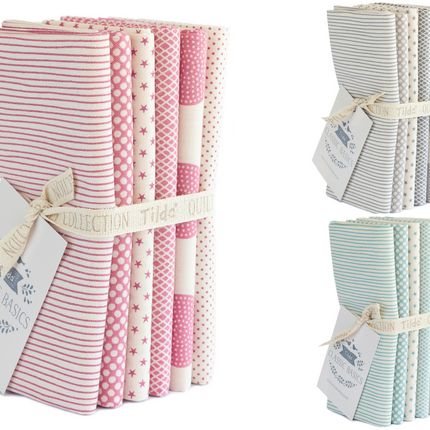 Tilda Classic Basics 6 x Fat Quarters 50cm x 55cm 100% Premium Quality