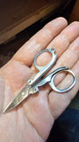 Mini Micro Folding Scissors for Key Rings or Pocket 3 Inch (7cm) - ThreadandTrimmings