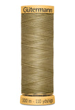 Gutermann Natural Cotton Thread 80 Cols 100m 100% Mercerised Cotton