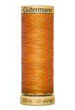 Gutermann Natural Cotton Thread 80 Cols 100m 100% Mercerised Cotton