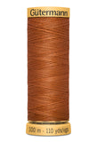 Gutermann Natural Cotton Thread 80 Cols 100m 100% Mercerised Cotton