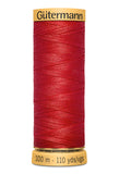Gutermann Natural Cotton Thread 80 Cols 100m 100% Mercerised Cotton