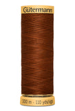 Gutermann Natural Cotton Thread 80 Cols 100m 100% Mercerised Cotton