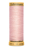 Gutermann Natural Cotton Thread 80 Cols 100m 100% Mercerised Cotton