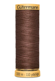 Gutermann Natural Cotton Thread 80 Cols 100m 100% Mercerised Cotton