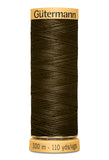 Gutermann Natural Cotton Thread 80 Cols 100m 100% Mercerised Cotton