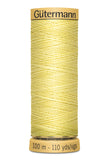 Gutermann Natural Cotton Thread 80 Cols 100m 100% Mercerised Cotton