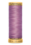 Gutermann Natural Cotton Thread 80 Cols 100m 100% Mercerised Cotton