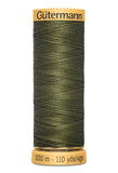 Gutermann Natural Cotton Thread 80 Cols 100m 100% Mercerised Cotton
