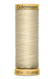 Gutermann Natural Cotton Thread 80 Cols 100m 100% Mercerised Cotton