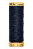 Gutermann Natural Cotton Thread 80 Cols 100m 100% Mercerised Cotton