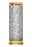 Gutermann Natural Cotton Thread 80 Cols 100m 100% Mercerised Cotton