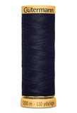 Gutermann Natural Cotton Thread 80 Cols 100m 100% Mercerised Cotton