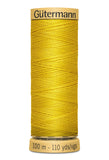 Gutermann Natural Cotton Thread 80 Cols 100m 100% Mercerised Cotton