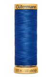 Gutermann Natural Cotton Thread 80 Cols 100m 100% Mercerised Cotton