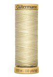 Gutermann Natural Cotton Thread 80 Cols 100m 100% Mercerised Cotton