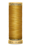 Gutermann Natural Cotton Thread 80 Cols 100m 100% Mercerised Cotton