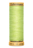 Gutermann Natural Cotton Thread 80 Cols 100m 100% Mercerised Cotton