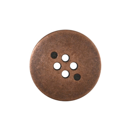 Designer Metal Buttons with 4 Holes 4 Colours 3 Sizes Ring Edge Premium Quality - ThreadandTrimmings
