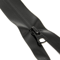 Open End Nylon Zip - Water Repellent & Windproof Black No.5 Coil - Medium Weight