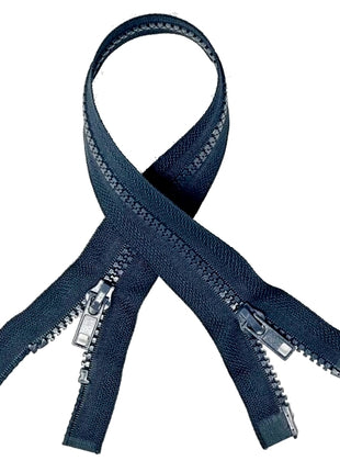 Two Way Plastic Delrin Open End Zips 2 Way Open End Zips 9 Colours 10 Sizes - ThreadandTrimmings