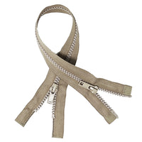Two Way Plastic Delrin Open End Zips - 2 Way Open End Zips - 9 Colours 10 Sizes