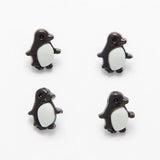 Penguin Buttons Children's Black & White Penguin Buttons 17mm CN21