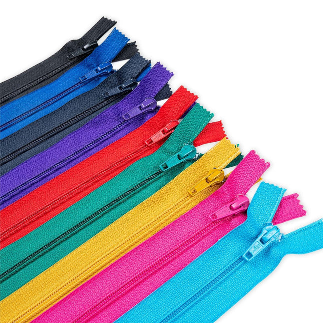 Nylon Open End Zips - OPTILON - 10" / 12" / 14" - ThreadandTrimmings
