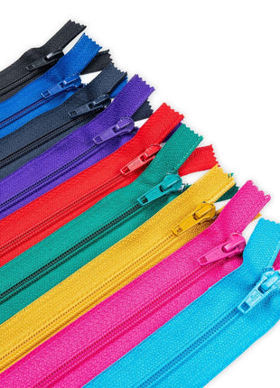 Nylon Open End Zips - OPTILON - 10" / 12" / 14" - ThreadandTrimmings