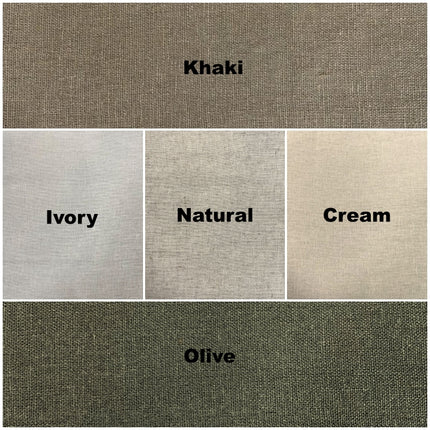 Linen Rayon Blend Fabric Jinkie Cloth Ideal for Dressmaking 54" 138cm Wide - ThreadandTrimmings