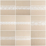 Flat Nylon Lace Trimming Antique White – 9 Widths & Patterns – 5m Lengths