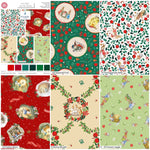 Christmas Cotton Fat Quarters Christmas Orchard Peter Rabbit 5Pk Bundle 3657