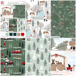 Christmas Cotton Fat Quarters In the Country Victoria Louise Col2 5Pk Bundle3649