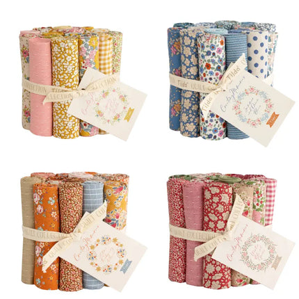 Tilda Creating Memories Fat Eighth Bundle 16 Pcs 100% Cotton Quilting Fabric