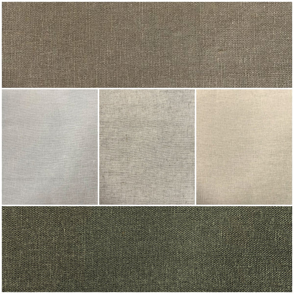 Linen Rayon Blend Fabric Jinkie Cloth Ideal for Dressmaking 54" 138cm Wide