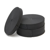 Stretch Flat Woven Elastic Waistband Reel 25m Black/White Width 19mm–75mm Sewing - ThreadandTrimmings
