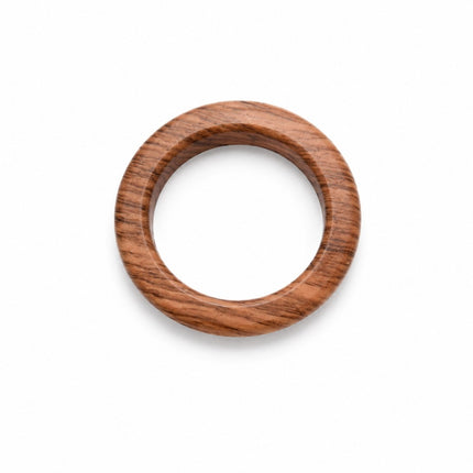 Eyelet curtain tape 76mm with wood effect rings 40mm Thread and Trimmings